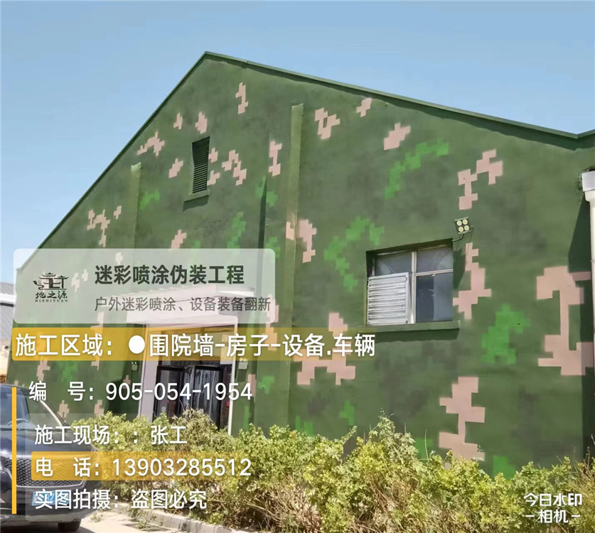 潜江外墙数码迷彩漆施工报价清单（100㎡标准墙面测算）